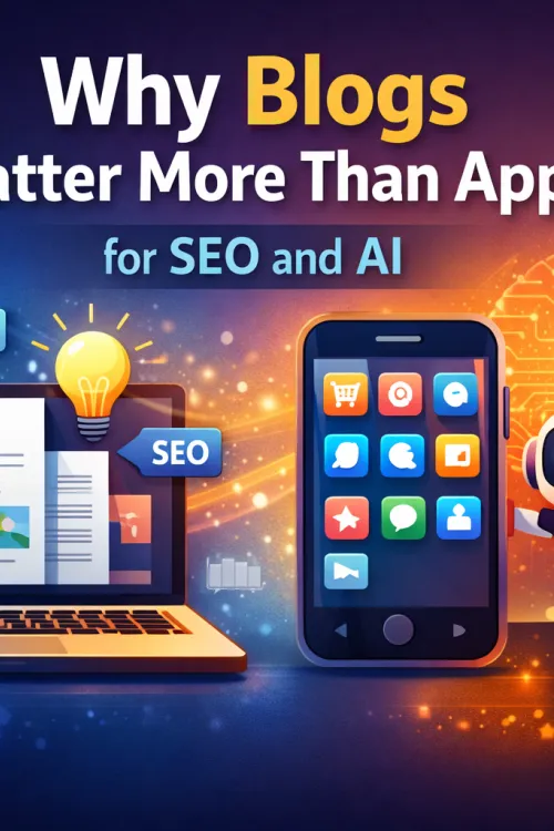 Why Blogs Matter More Than Apps for SEO and AI