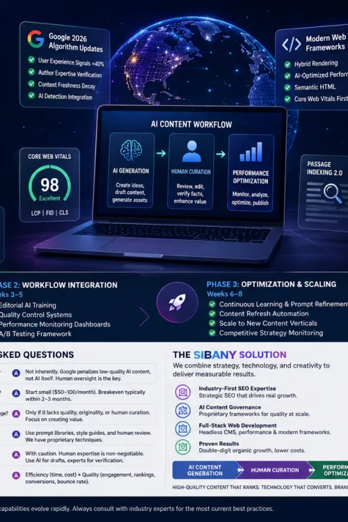 AI Content & Web Dev: SEO's 2026 Reality