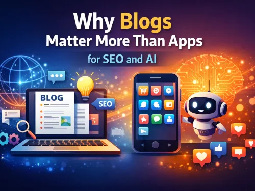 Why Blogs Matter More Than Apps for SEO and AI